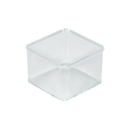 Simplify Plastic, Super Clear, 3 in W, 3 in D, 3 in L 24010